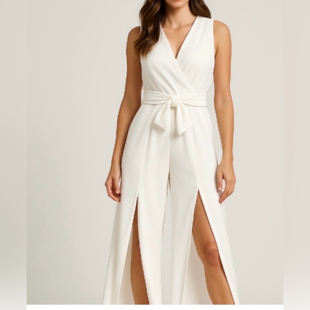Shelby & Palmer Vibrant Blue Sleeveless Jumpsuit